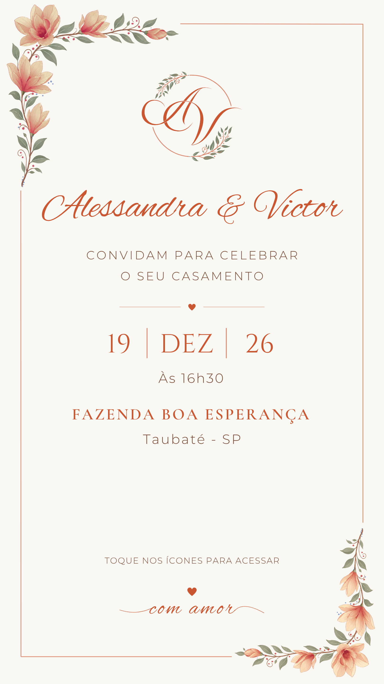 Convite de Casamento