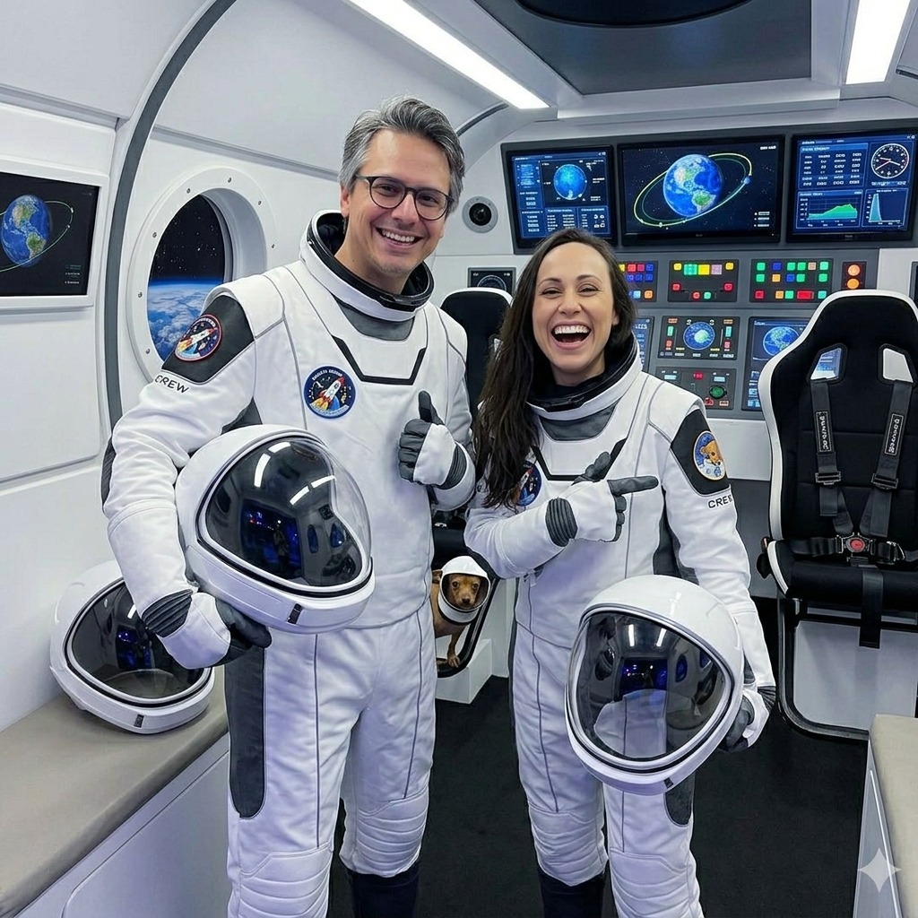 Cota para tripular viagem na SpaceX