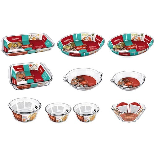 Conjunto de Travessas Refratárias