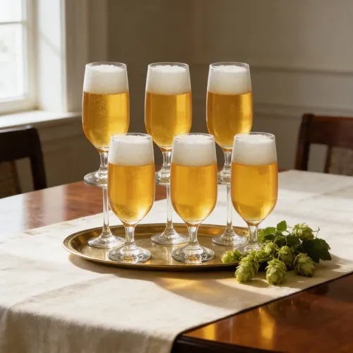 Jogo de taças para cerveja